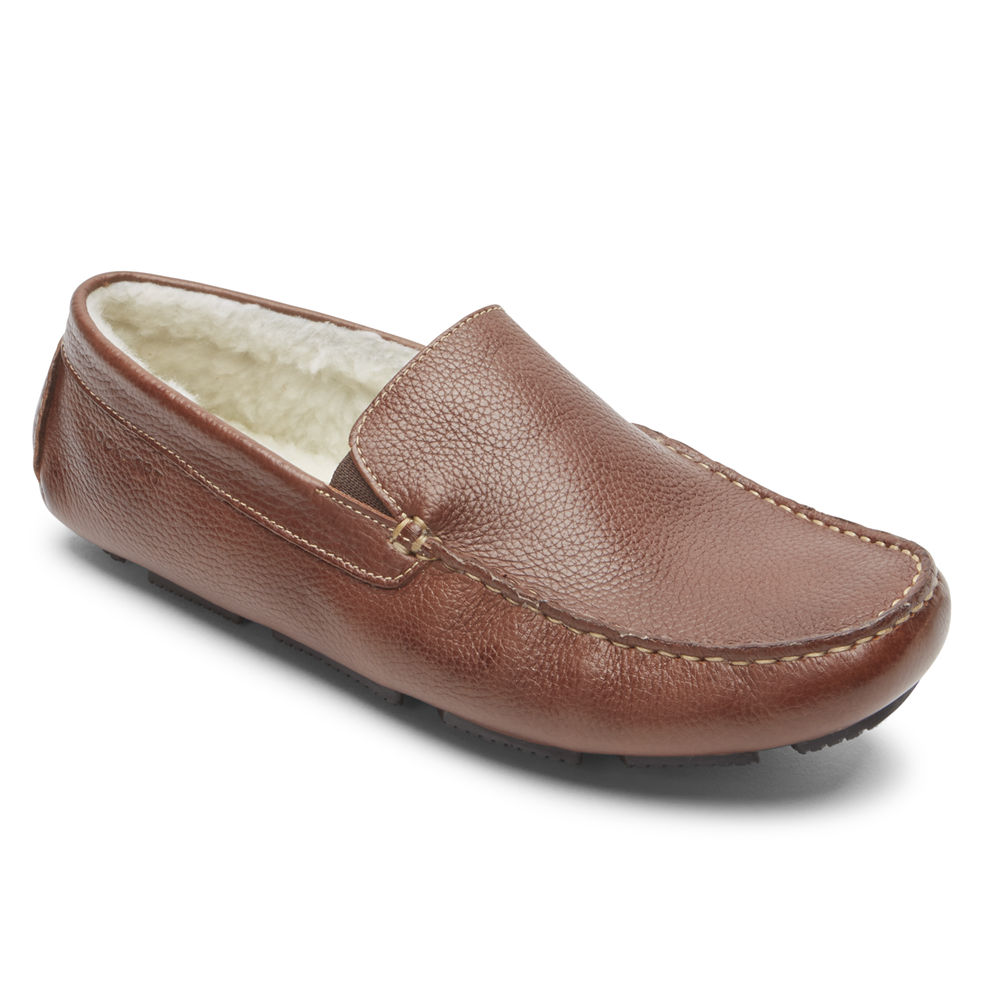 Rockport Mens Rhyder - Slippers Brown - XNZ601379